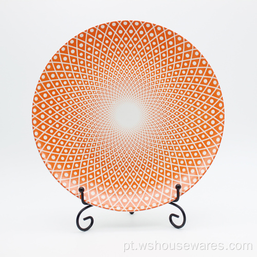 Louça de colher de mesa de mesa cerâmica estilo boho